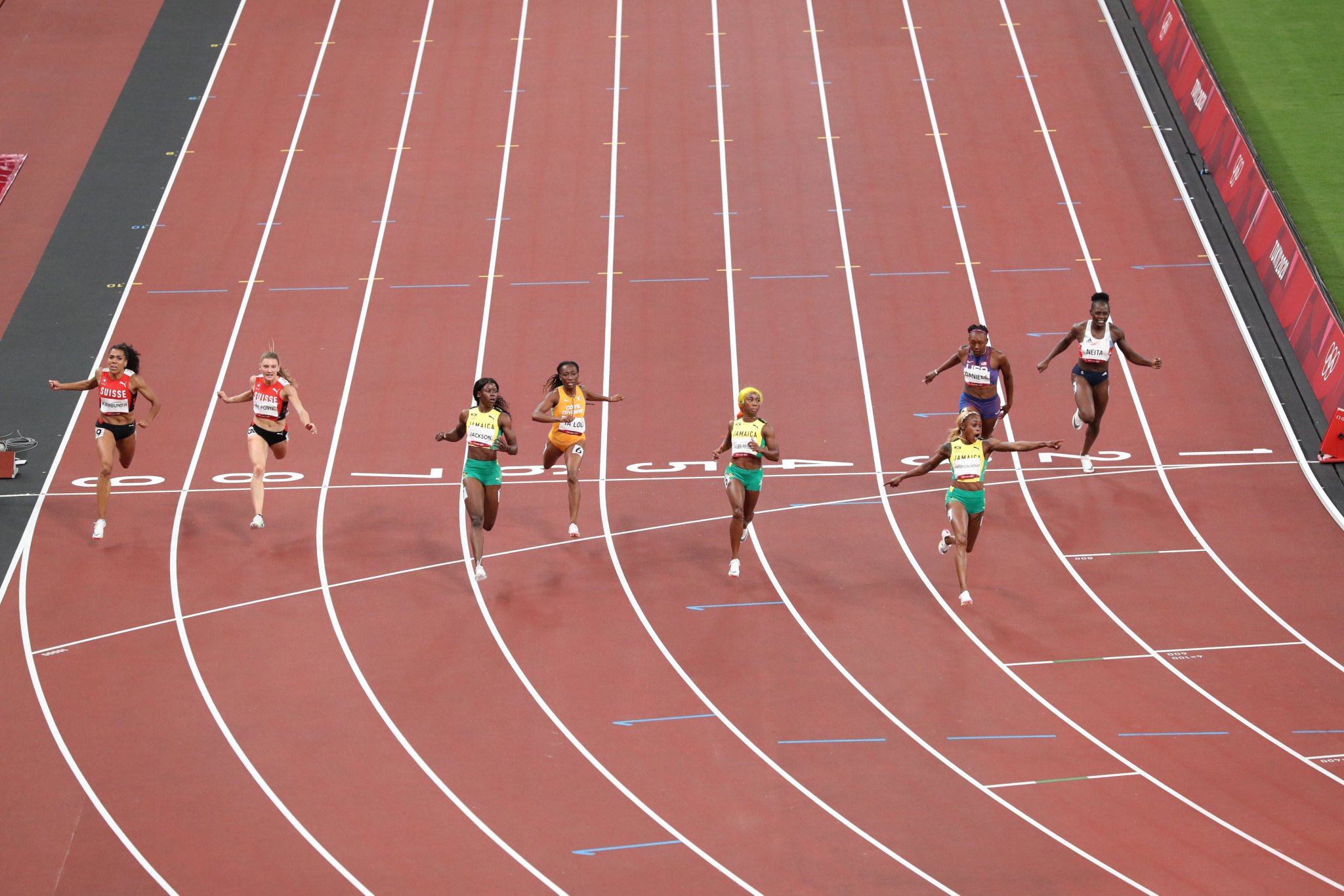 Elanie Thompson Herah Gana Los 100 Metros Planos Femenil E Impone Nuevo